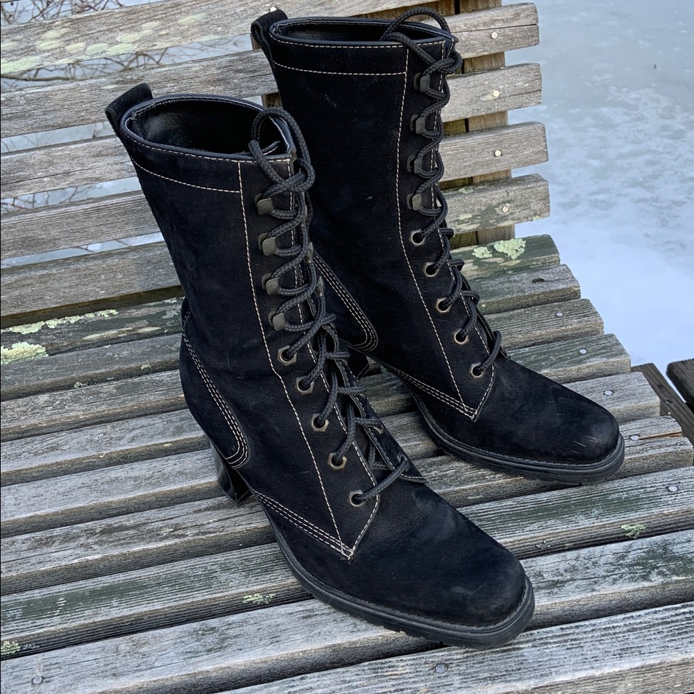 Vintage NWOT Nine West Nubuck Women's Boots 8.5 - Picture 5 of 11